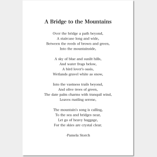 A Bridge to the Mountains Poem Posters and Art